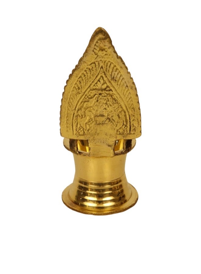 Spillbox النحاس التقليدي Kamachi Diya لمصباح زيت Puja Deepam للمنزل | معبد Kamatchi Devi Maa| هندوسي (صغير) - ميني كاماتشي عمان فيلاككو - Image 4